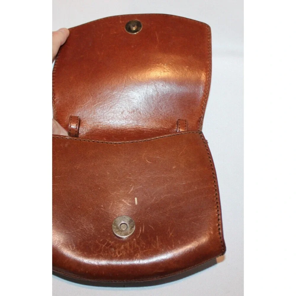 De Vecchi by Hamilton Hodge genuine leather purse Italy brown (no strap)